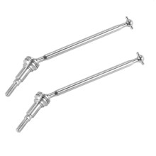 2St Metall FräMre Drivaxel CVD Drivaxel -WJ03 för LAEGENDARY Legend 1/10 RC Bilreservdelar TillbehöR