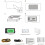 LCD Digital Hourmeter Tachometer Engine Thermometer Replaceable Clock for Motorcycle ATV Marine Boat Gasoline Engines 5
