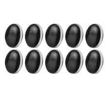 10PCS Magnetic Curtain Weights Drapery Weights Magnet Shower Curtain Weights Bottom for Tablecloth Curtain,Black