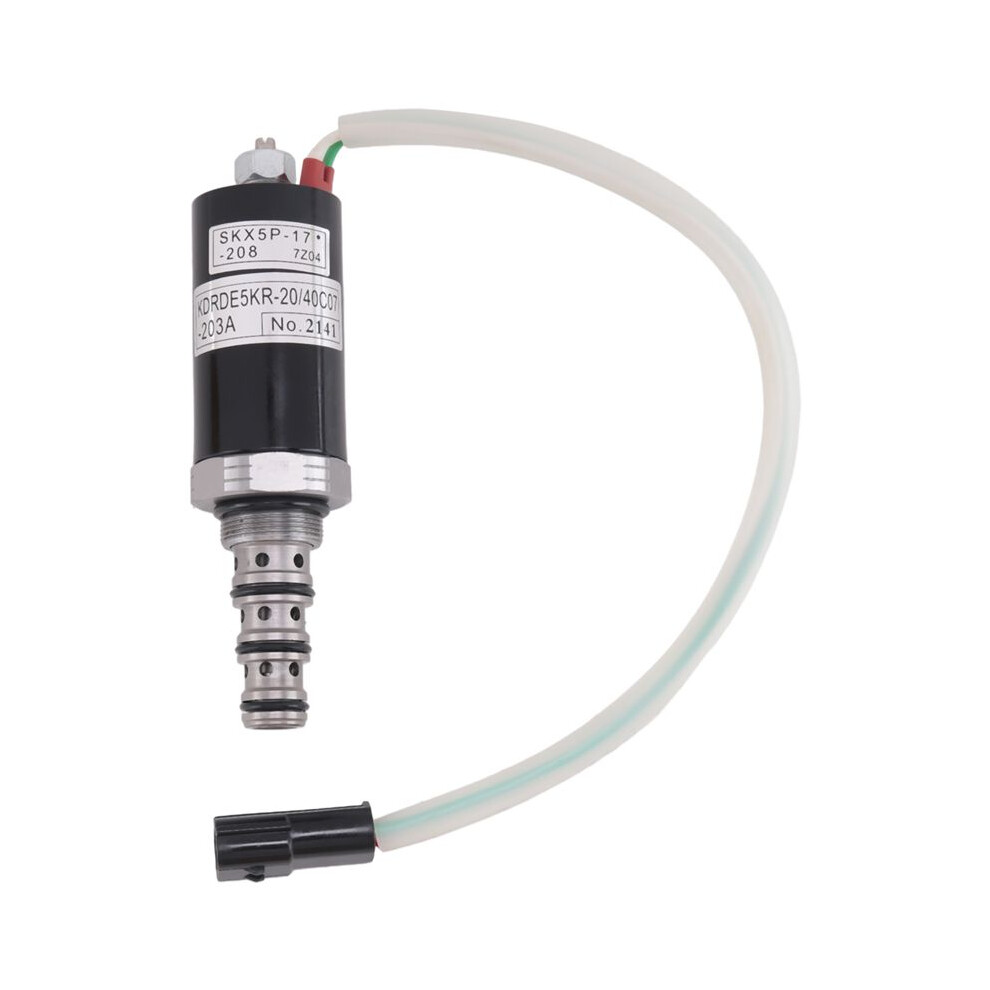 Excavator Solenoid Valve 40C07-203A Kdrde5k-20 For Kobelco Excavator Sk60-3 Sk200-6E Sk230-6E Sk200-8 Sk120 Sk135 Sk200 6032161621538