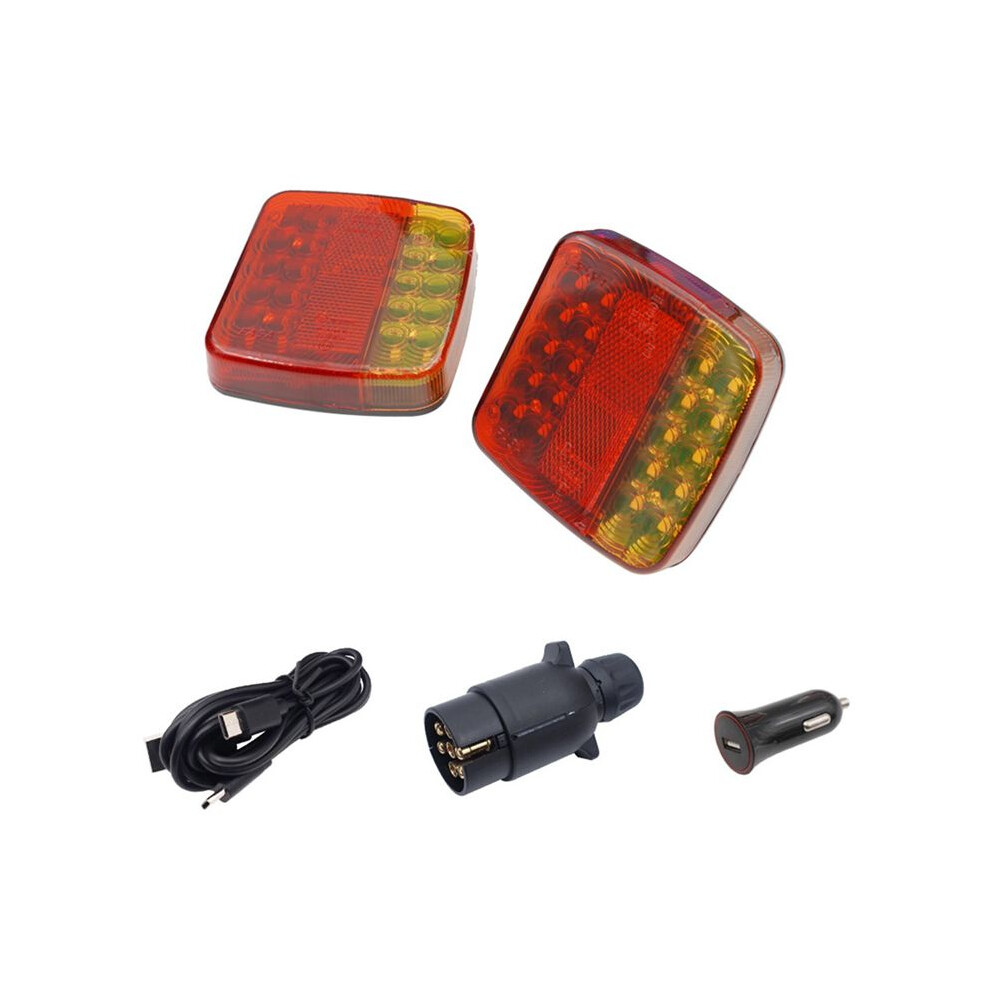 Wireless Trailer S Kit For Towing Truck, Rechargeable Led Tow With Magnetic For Boat Trailer Rv Light 6031723150608
