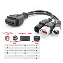 FüR 3Pin/4Pin 6Pin Motorrad OBD Diagnose Canbus Stecker Kabel OBD2 3 In1 Stecker Kabel Adapter