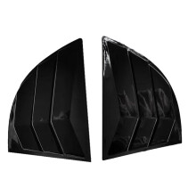 1Pair Car Rear Window Shutter Cover Trim per Sedan 8Th 2005-2011 Side Louvre Trim Panel Vent Sticker A