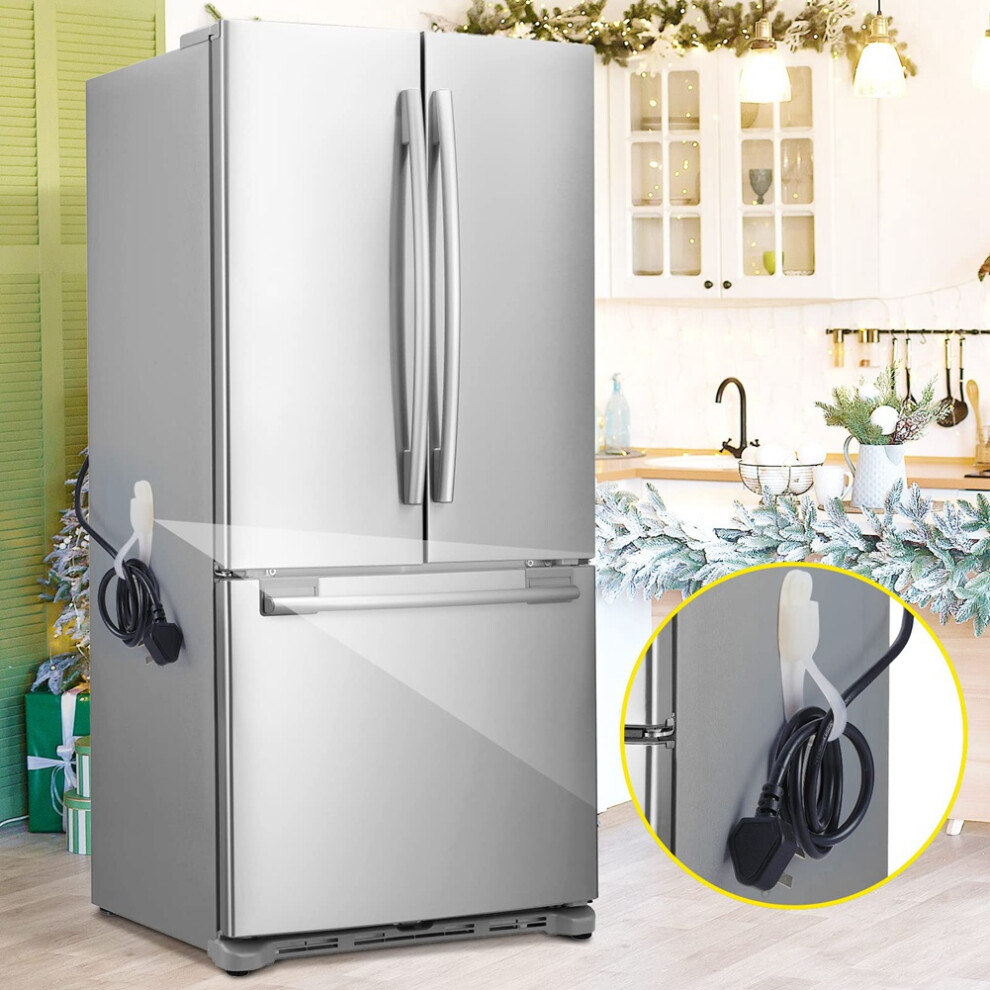12Pcs Cord Bundlers Cord Organizer For Appliances, Self Adhesive Kitchen Appliance Cord Silicone Cord Holder Transparent 6032645604309