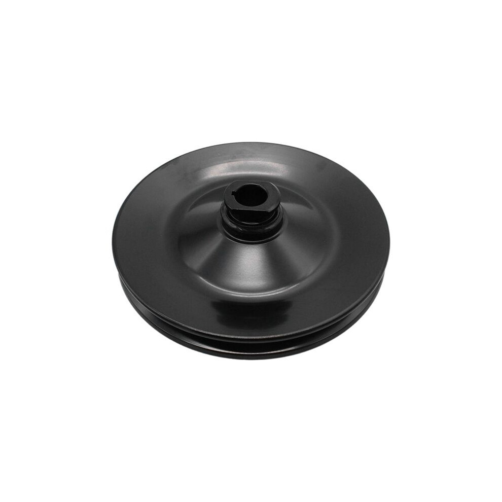 Power Steering Pulley Single V-Belt Key Way Saginaw 8948Blk 6033306386459