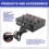 EQ-7 Car Audio Headset Amplifier 7-Band EQ Equalizer 2 Channel Digital Sound Equalizer 10
