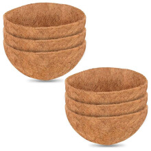 14 Inch Coconut Liners for Planters,Natural  Coir Basket  Replacement Liners for Hanging Basket Planters Flowers