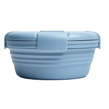 Boîte à Lunch Pliable en Silicone, Bol Rétractable Portable pour , Stockage de Nouilles Instantanées, Récipient pour Pique-Nique en Plein Air A