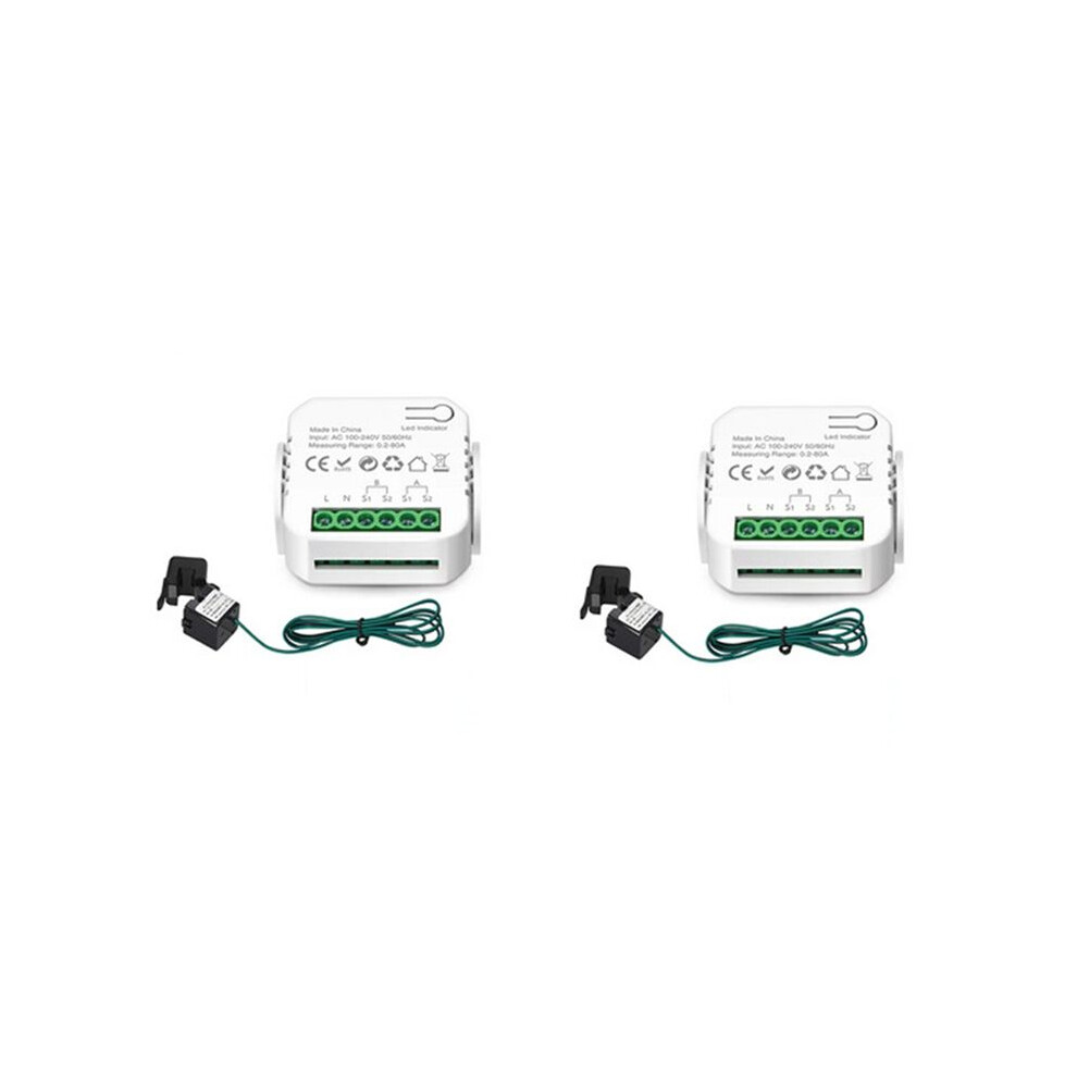 Tuya Wifi 80A Meter Digital Meter Current Transformer Solar Pv Power Production Consumption Monitor 4714214271625