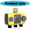 Garden Watering Timer with Rain Delay Function, Weather Resistant Automatic Irrigation System for Plants 2