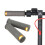 Scooter-Lenkergriffe mit Blinker, Lenker für  / für  E-Scooter, Griff mit Schlitzgriff, Grau 4