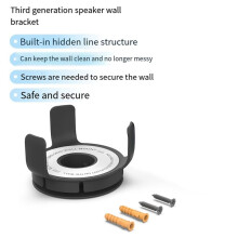 Luidspreker Muurbeugel voor  AlexaHome   Speaker Binnen Luidspreker Behuizing Beugel Wit