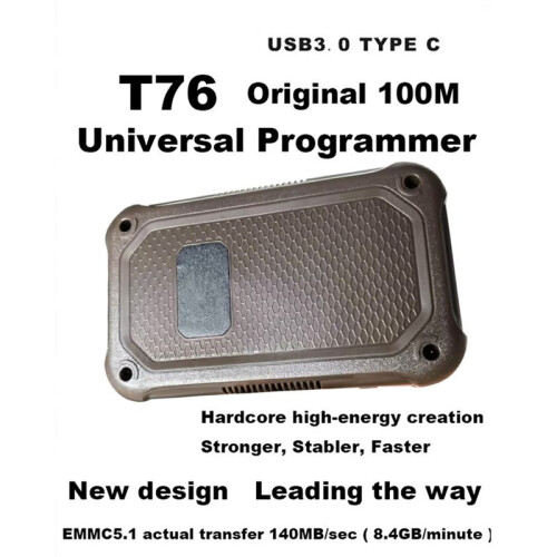 Für XGecu T76 USB3.0-Programmierer, Unterstützt EEPROMNAND NOR EMMC BGA, Minpro/TL866II/T56-Programmierer, Ersatz-IC-Tester 1