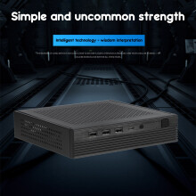 TX06 Desktop--ITX-GehäUse -SpielcomputergehäUse HTPC-GehäUse für -ITX UltradüNnes Motherboard