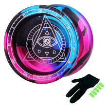 Professionell Yoyo Alloy Svarar Inte Yoyo 10 Kullager Yoyo för Avancerade Spelare, Barn NyböRjare, 5