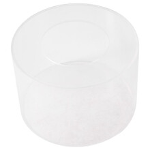 1Pc Round Acrylic Cake Display Board Cake Smoother Scraper Cake Tray DIY Round Decor Cake Refillable Board(A)
