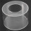 1Pc Round Acrylic Cake Display Board Cake  Smoother Scraper Cake Tray DIY Round Decor Cake Refillable Board(A) 3