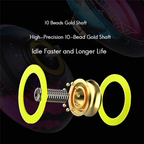 Professional Yoyo Alloy Unresponsive 10 Ball Beari 2