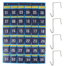 36 Genummerde Zakken Grafiek Mobiele Telefoon Opknoping Organizer Opknoping Opbergtas voor Klas Rekenmachine Mobiele Telefoon Houders