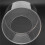 1Pc Round Acrylic Cake Display Board Cake  Smoother Scraper Cake Tray DIY Round Decor Cake Refillable Board(A) 6