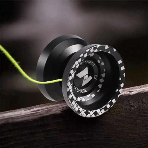 Unresponsive LIGHT CHASER X3 Competitive Yo-Yo,Alloy Yoyo for Beginners,and Practise Tricks with Glove and Strings 1