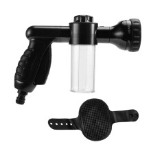 2 Pieces Pet Bathing Tool Set Include Livestock Foamer and Dog Rubber Comb, Spray Livestock Foamer Wash Foam Sprayer