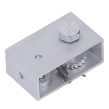 10pcs Aluminum Alloy Fence Tensioner, 3mm Max Wire, Silver