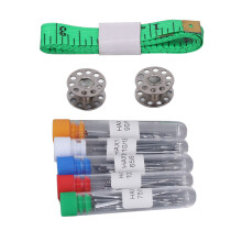 50Pcs Universal Sewing Needles Steel Chromium Plated High Hardness with Bobbins