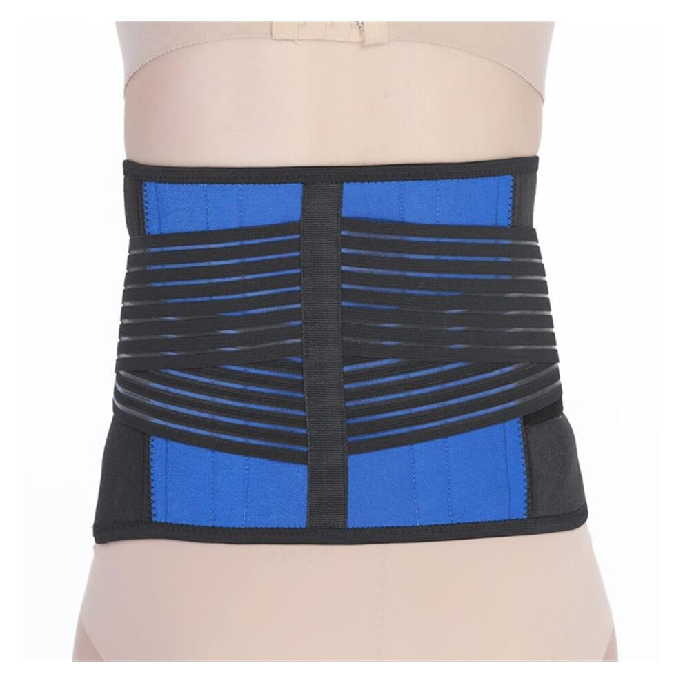 Blue Plus Size Back Brace Lumbar Support Belt For Lower Back Pain Relief S6xl Men Women Sciatica Herniated Disc Large