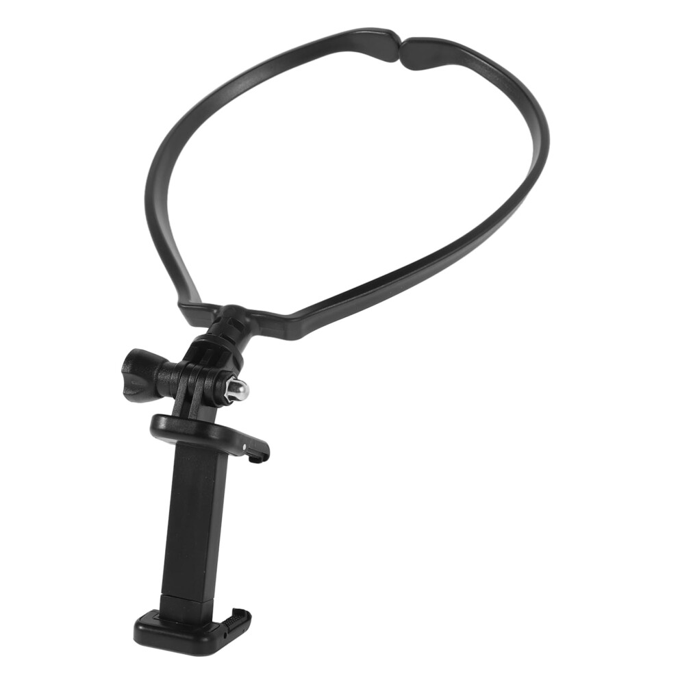 Holster Stand Mobile Phone Neck Holder Mobile Phone Chest Strap Pram Camera Holder Chest Phone Holder Camera Holder For Video Recording Abs Black 9382693698612