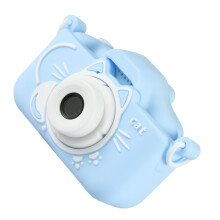 Kinder-Digitalkamera 2,0 Zoll IPS-Display, 600mAh wiederaufladbarer Akku - Blau