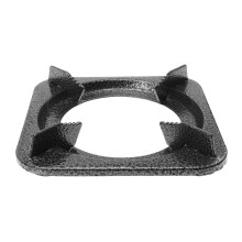 Gas Stove Rack 2 Pieces Gas Stove Holder Wok Kitchen Iron Holder Oven Burner Grate Pot Accessories Support Ring Black