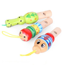 Bunter Holzflöte Mini Cartoon Musikspielzeug für Kinder Kinderinstrument