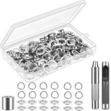 120 Sets 12mm Brass Snap Fastener Kit with Tools for Leather Jackets Canvas and Handbags Gold