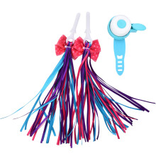 Bike Streamers Kids Decorations Handlebar Streamers Wind Dance Tassel Streamers For Holiday Gifts Celebration Needs Self Adhesive Curly Bows