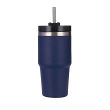 Pure Taste Vakuumisolierter Becher, sicheres Becherdesign mit auslaufsicherem Deckel, lila-blau, 20 oz Edelstahl, hält Getränke heiß und kalt,
