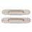 Elegant Modern Design Stainless Steel Oval Pull For Sliding Doors, Self-Stick Oval Flush Pull Handle With Smooth Edge For Kitchen Furniture 7