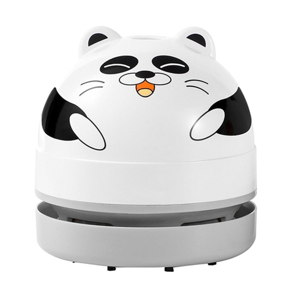 Mini Desktop Vacuum Cleaner Cordless Usb Rechargeable Cute Panda Keyboard Crumb Sweeper Low Noise 9426802621396