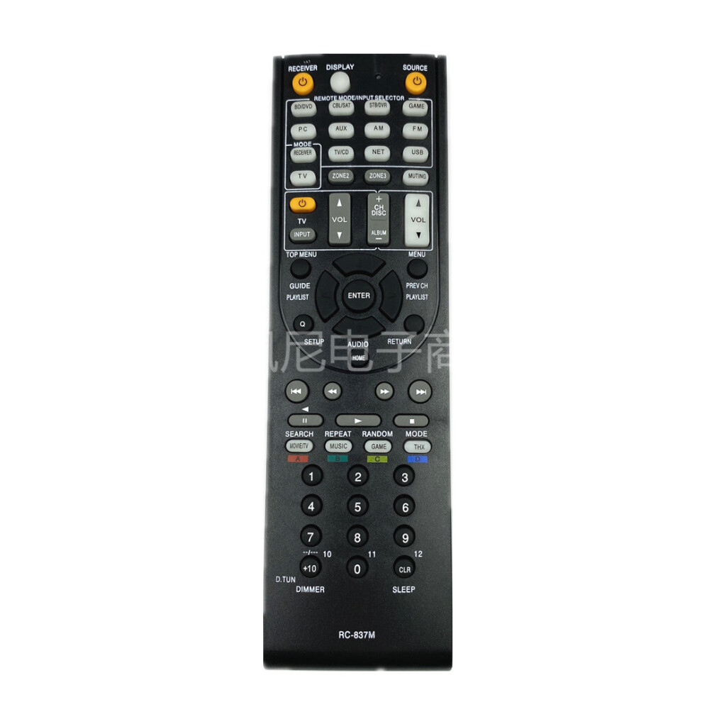 For Onkyo Onkyo Amplifier Remote Control Rc-837M Tx-Nr818 Tx-Nr616 Nr414 6935161564266