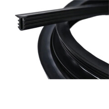 Universal Car Weatherstrip Seal 1.6m Rubber Door Dashboard Noise Reduction Weatherproof Easy Install
