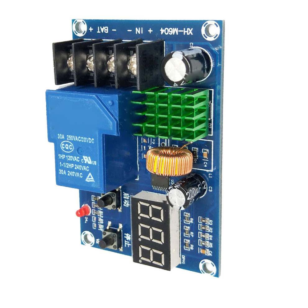 Lithium Battery Charger Control Module 6-60V Digital Display Pcb 41X54x18mm 3271373528003