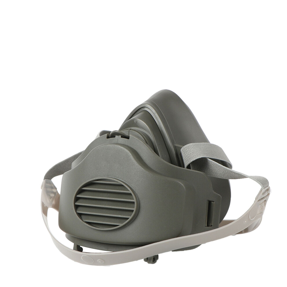 Reusable Industrial Half Face Respirator With 60Pcs Filter Cotton, Rubber, Breathable 4951373527570