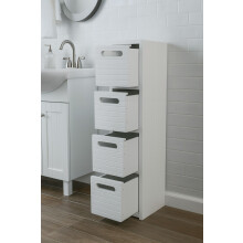 4 Drawer Free Standing Bathroom/Bedroom Cabinet