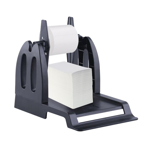 Label Holder for Thermal Printer 220mm Roll & Fan-Fold, Black & White 2