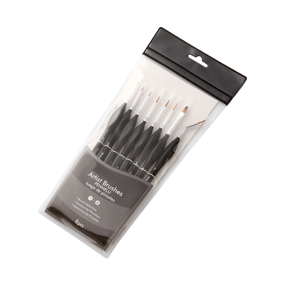 8-teiliges professionelles Detailpinsel-Set,