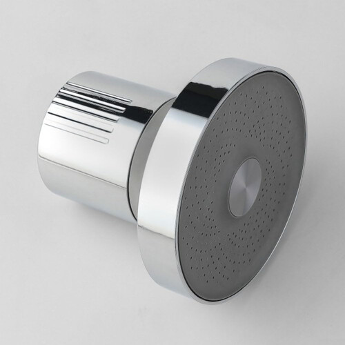 Shower Round Mineral Filter Shower Head Replaceable Filter Element  Sliver Shower Silver Finish 1
