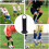 Cones Holder Multipurpose Training Cone Holder Drill Agility Training Indicator Black 3