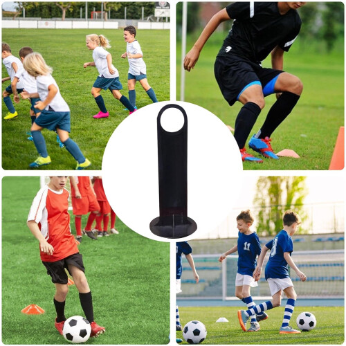 Cones Holder Multipurpose Training Cone Holder Drill Agility Training Indicator Black 2