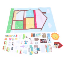 Room Decor Felt Story Board for Kids, 40.16x29.53in Preschool Learning Activities