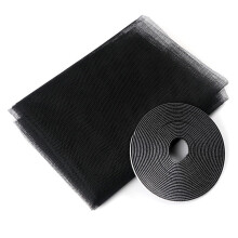 Indoor Insect Fly Mosquito Window Screen Curtain Net for Kitchen Window (Black) Ref: 4985